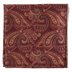 Silk Paisley Pocket Square