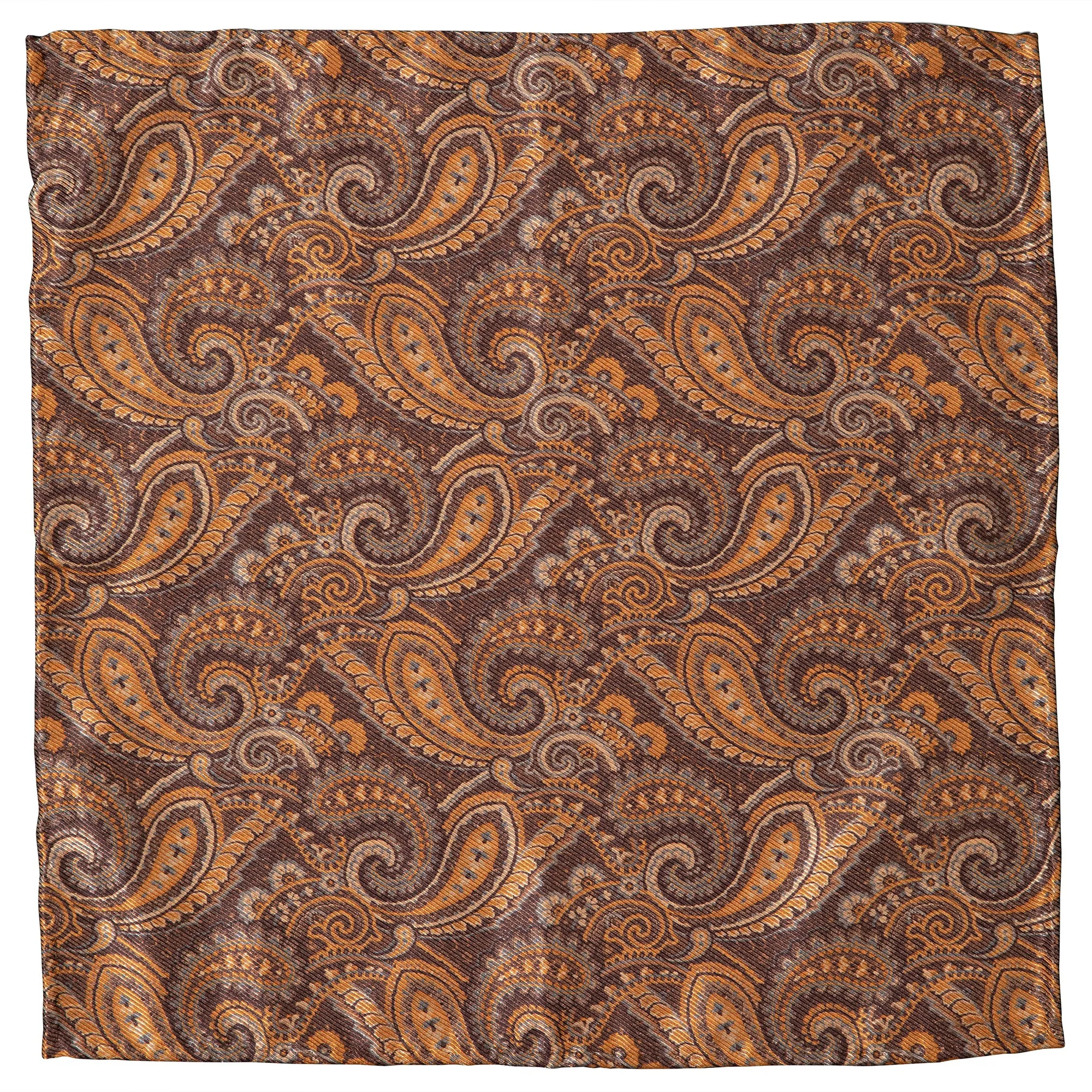 Silk Paisley Pocket Square