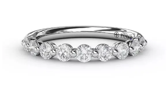 Single Prong Diamond Band