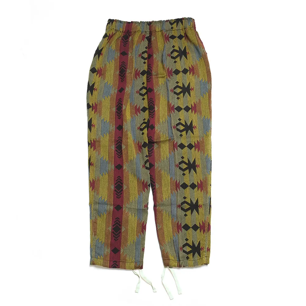 SOUTH2 WEST8 - Army String Pant - Cotton Jacquard / Ethnic - OT571