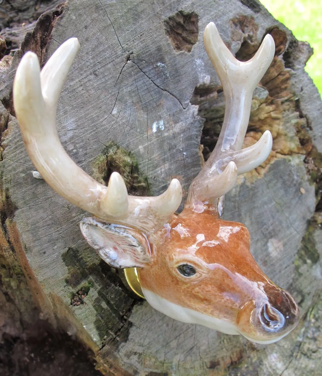 Stag Head Doorknob