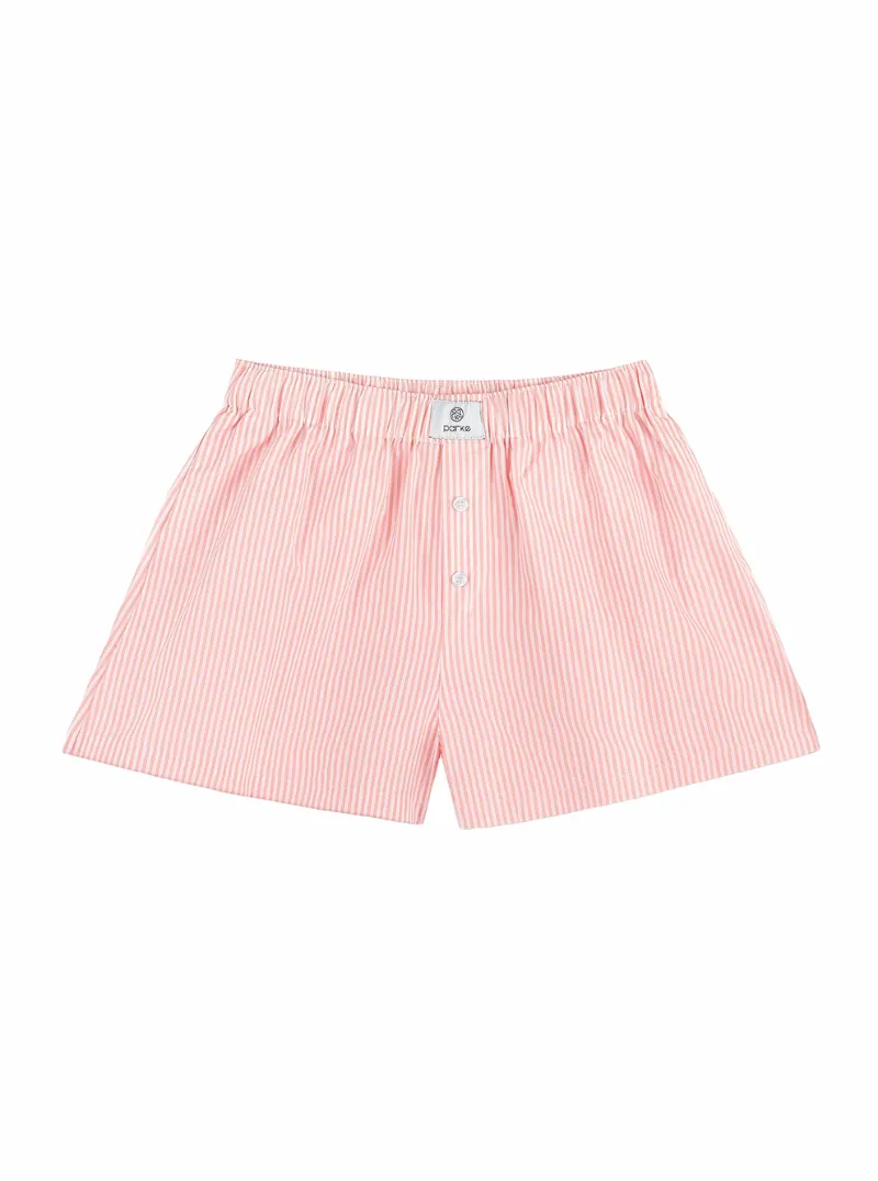 Striped Boxer Shorts in Cotton Candy