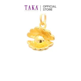 TAKA Jewellery 999 Pure Gold Pendant Shell