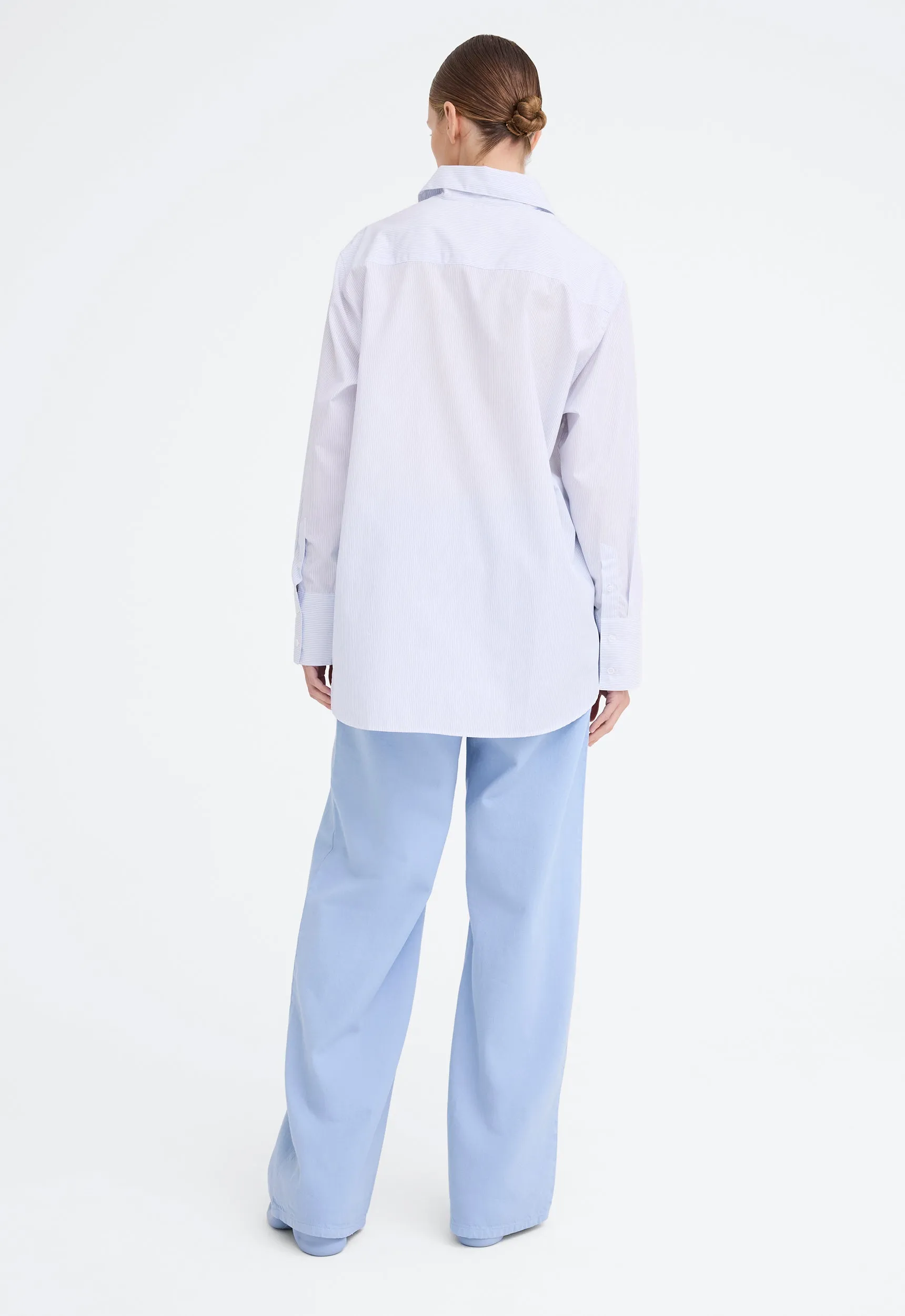 Tanvi Shirt - Blue Shadow Stripe