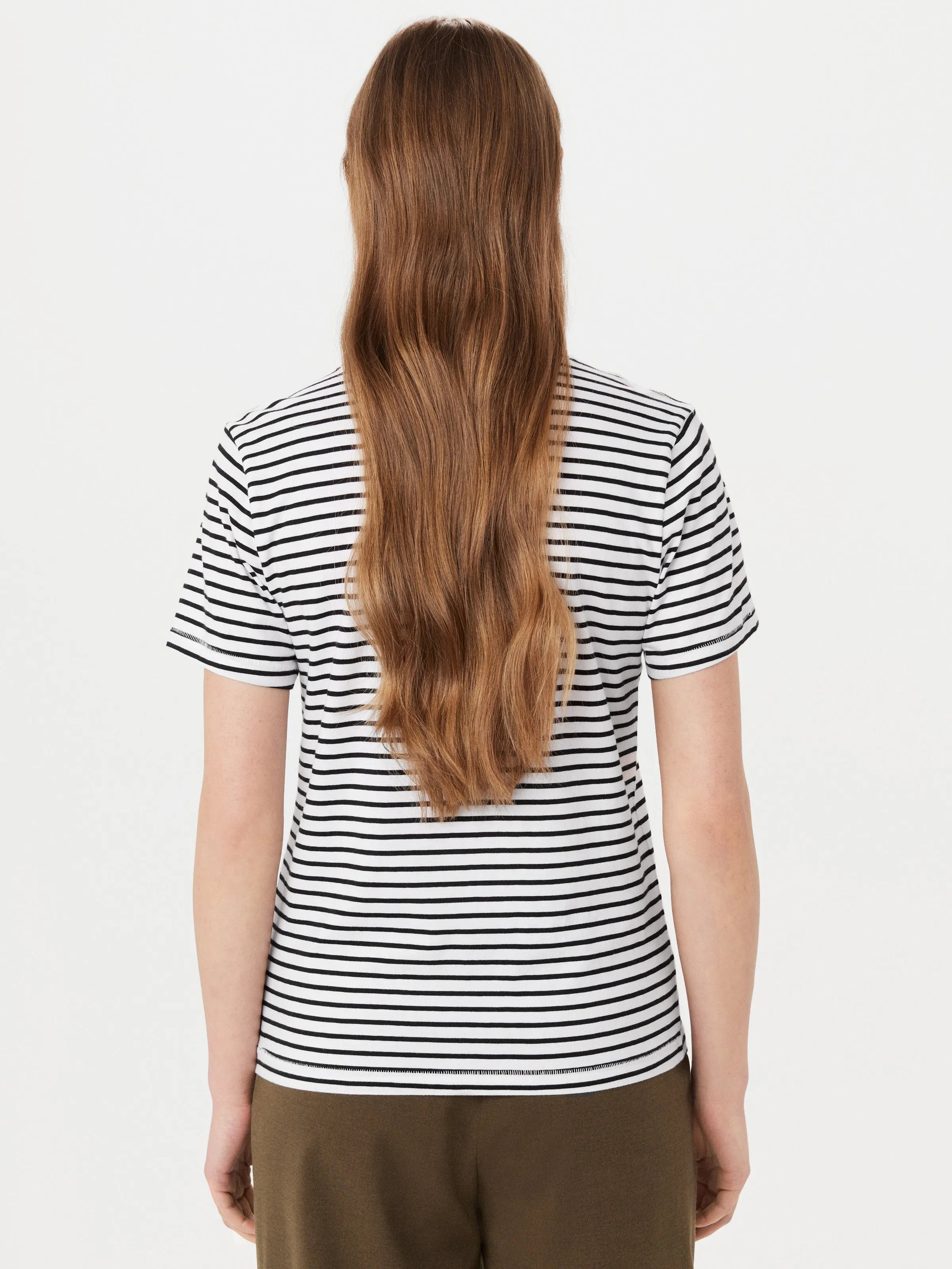 The Essential Striped T-Shirt in White