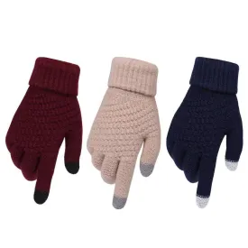 Touch Screen Knit Gloves