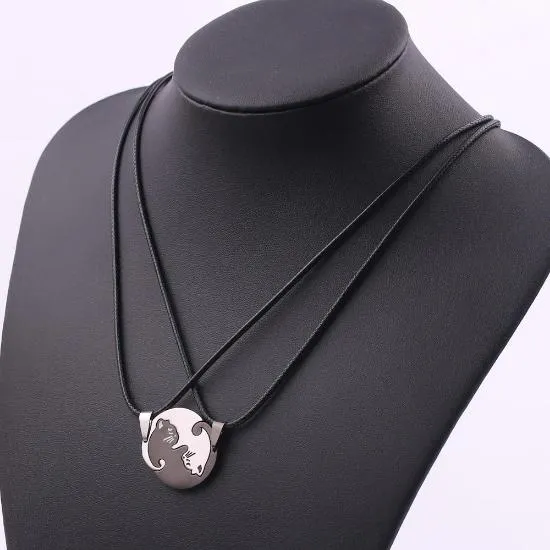 Yin & Yang Meow Necklace